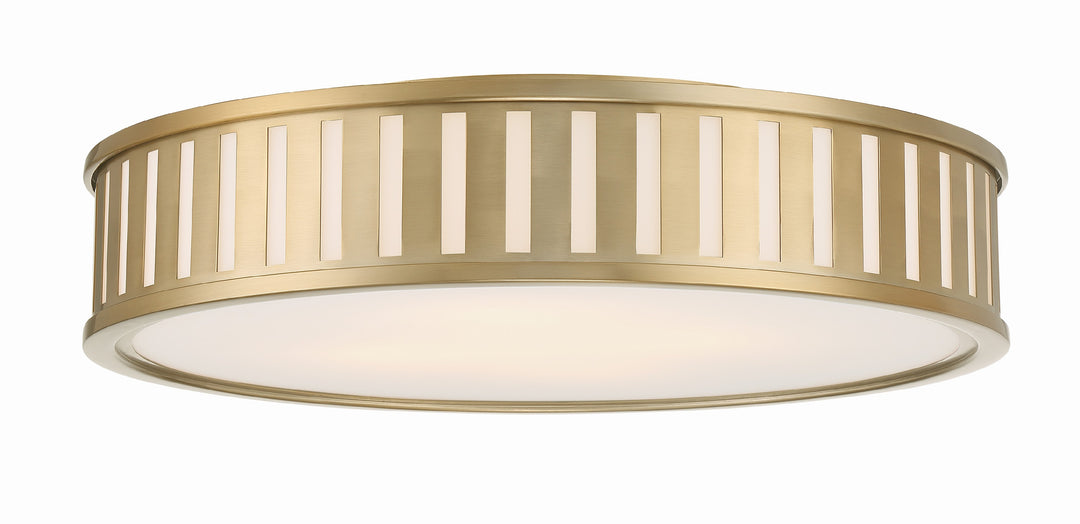 Kendal 4 Light Vibrant Gold Flush Mount
