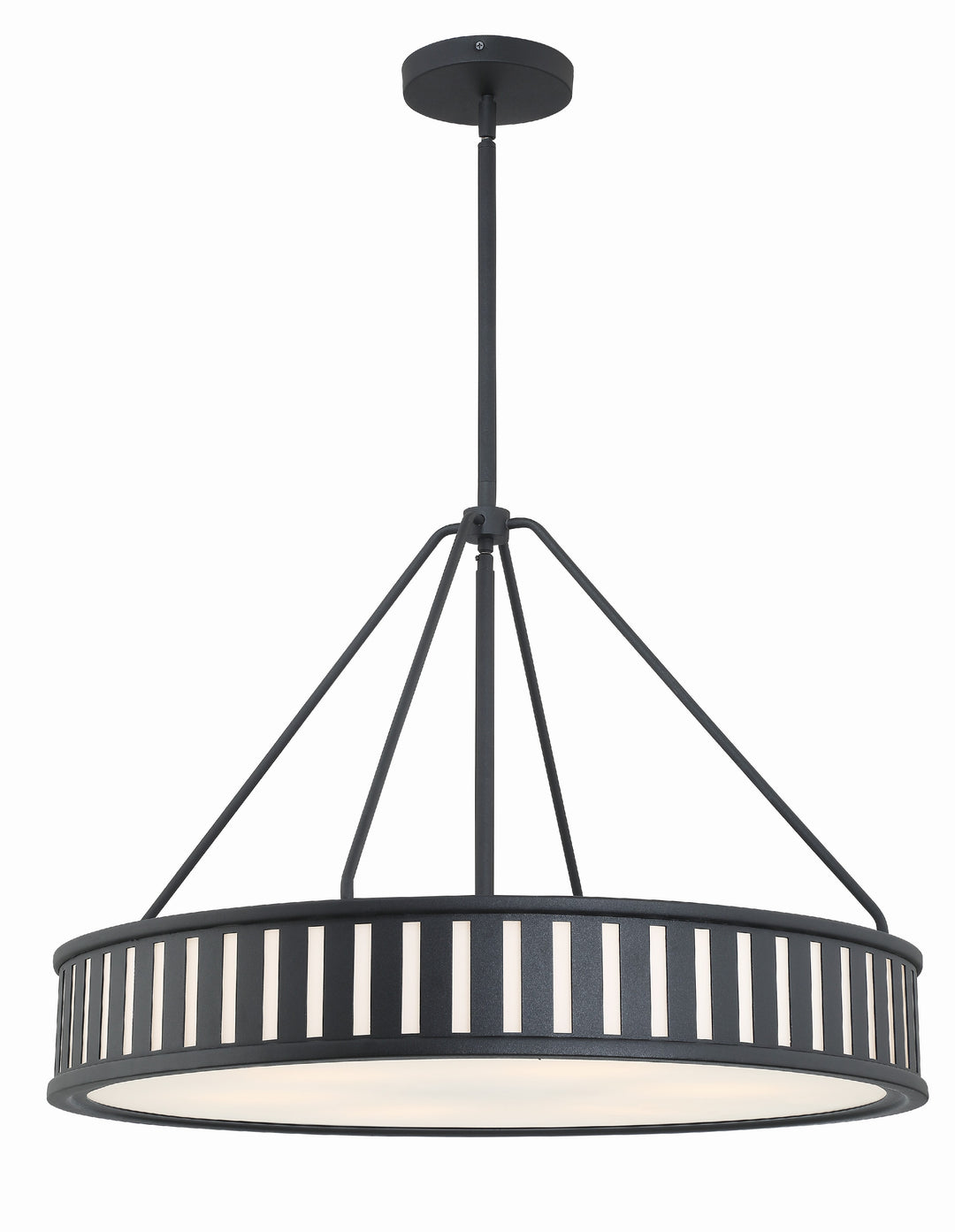 Kendal 6 Light Black Forged Chandelier
