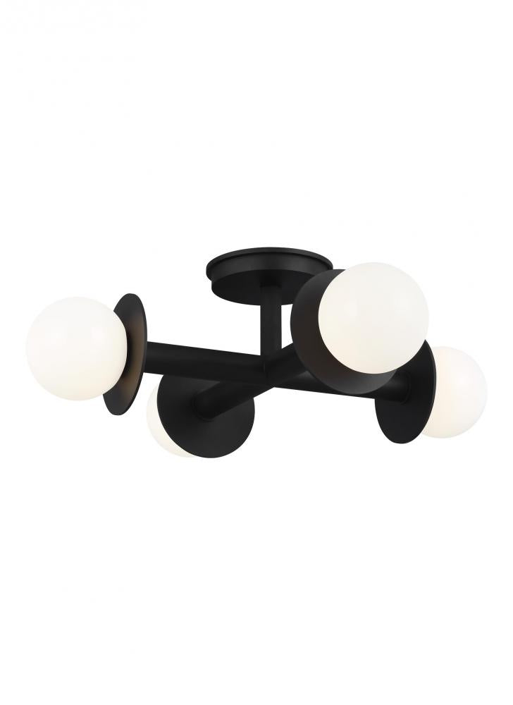 Nodes Semi-Flush Mount
