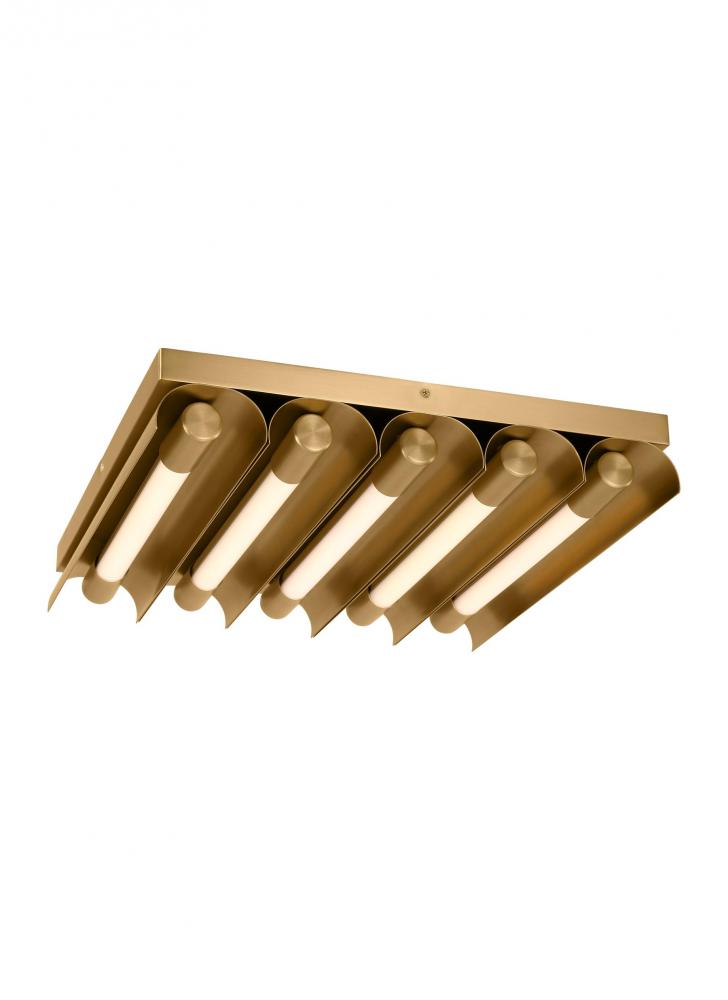Carson Five Light Flush Mount