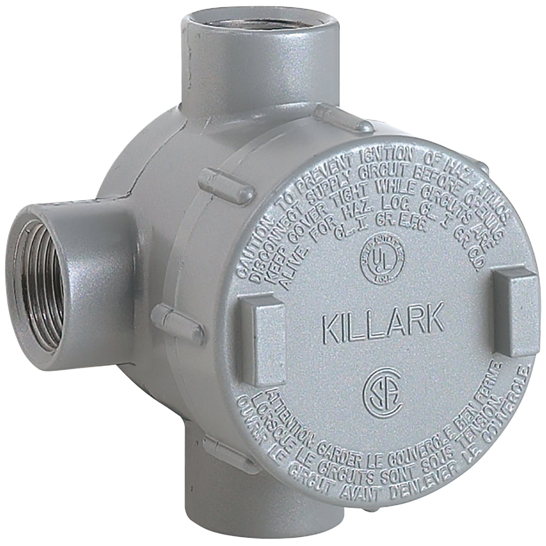 1-1/2" ALUM OUTLET BODY T TYPE