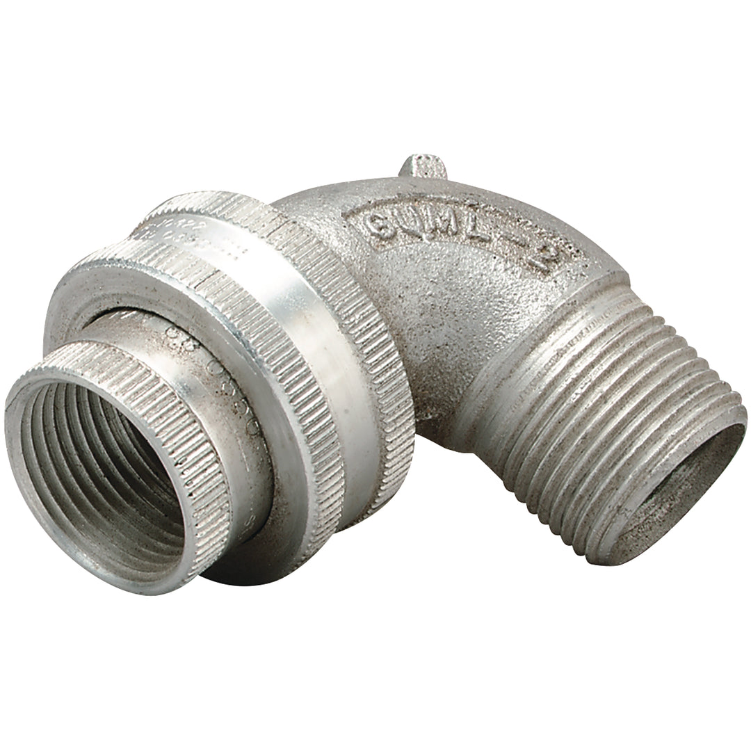 1/2" ALUM 90 DEG UNION