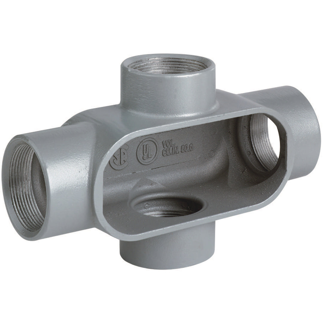 1 1/4" ALUM CONDUIT BODY "X"