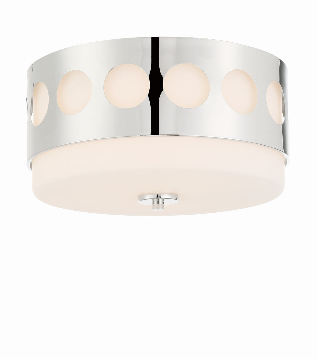 Kirby 2 Light Polished Nickel Flush Mount