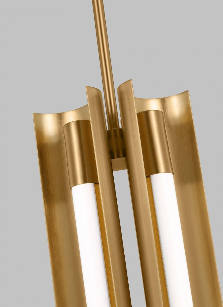 Carson Four Light Narrow Pendant