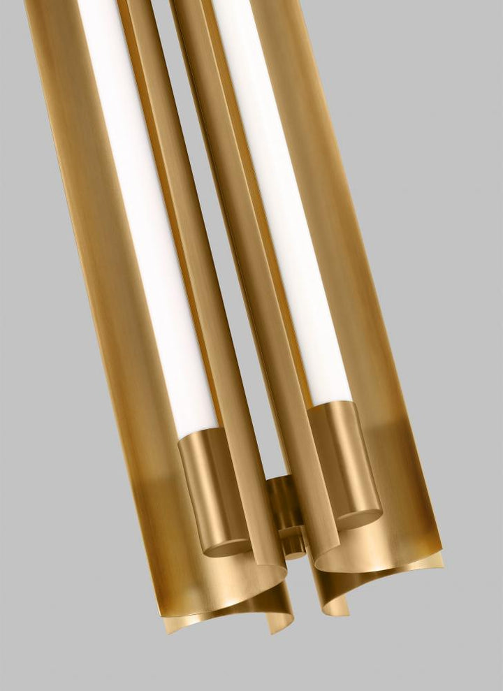 Carson Four Light Narrow Pendant