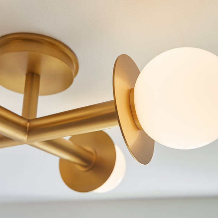 Nodes Semi-Flush Mount
