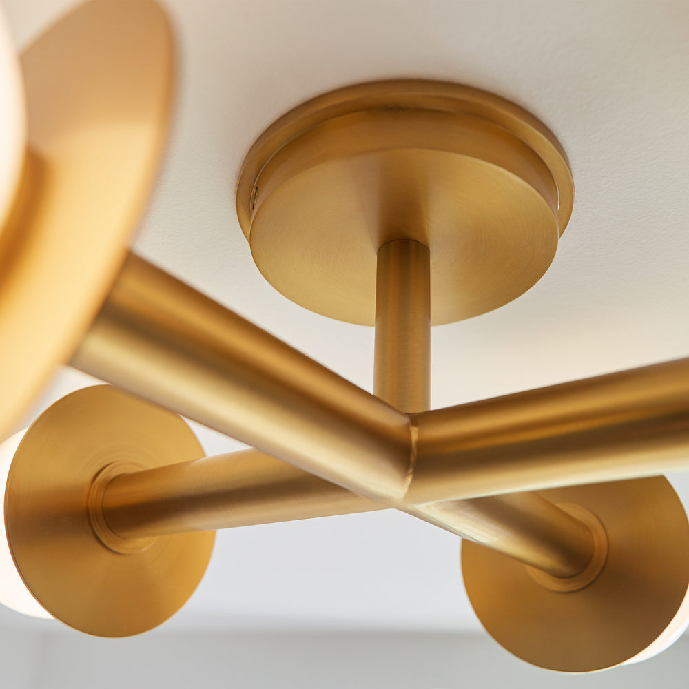 Nodes Semi-Flush Mount