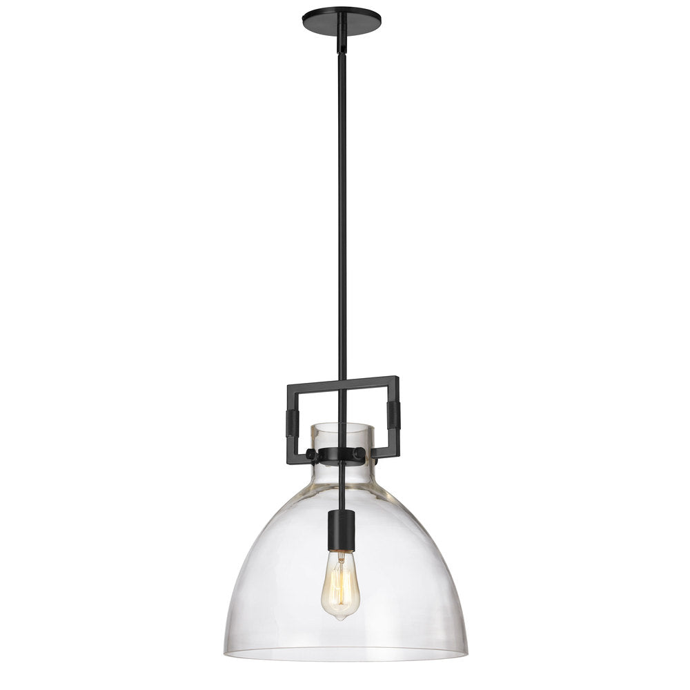 1LT Pendant, Matte Black Finish