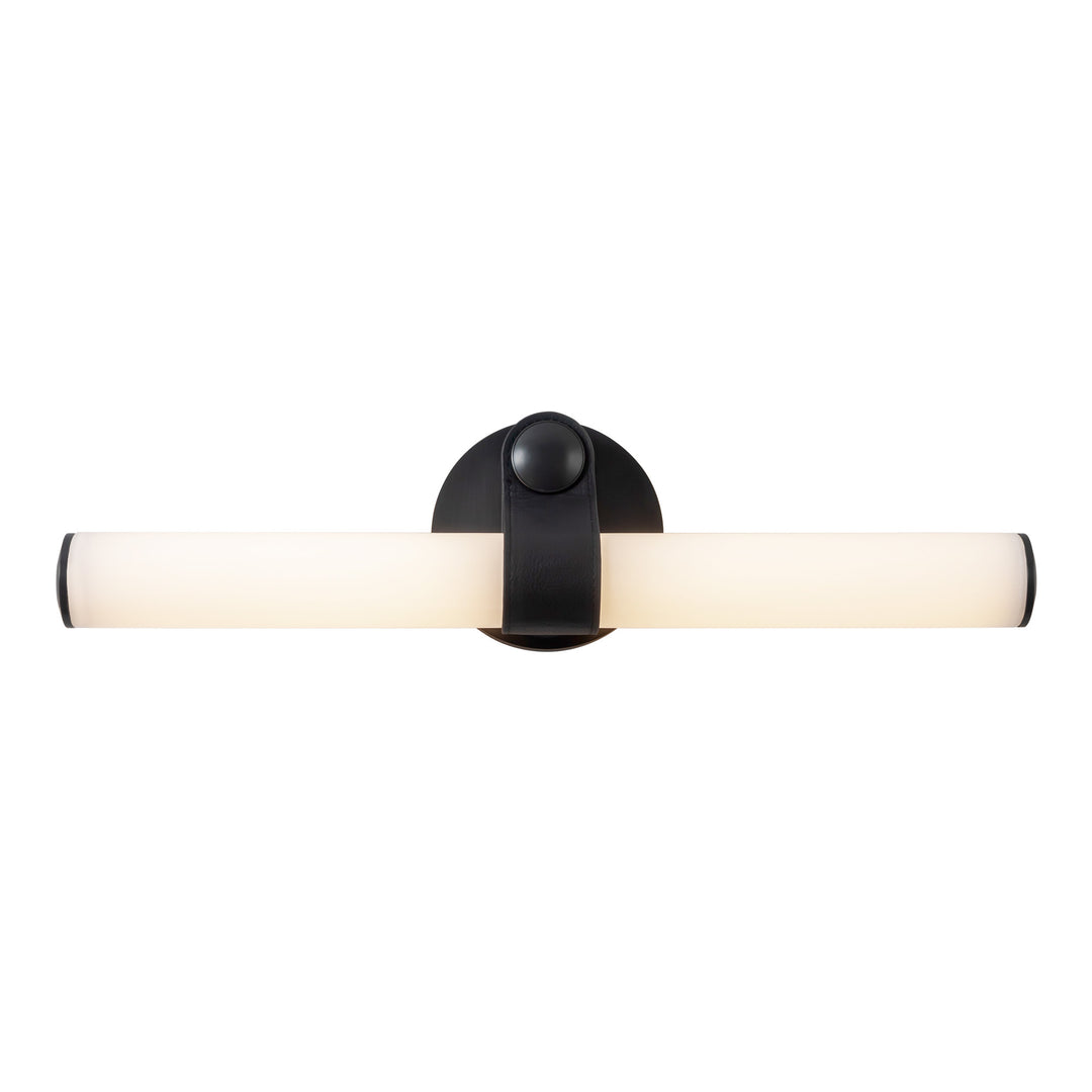 Ledger dimmable LED 20-in Black dimmable LED Bathroom Vanity Light