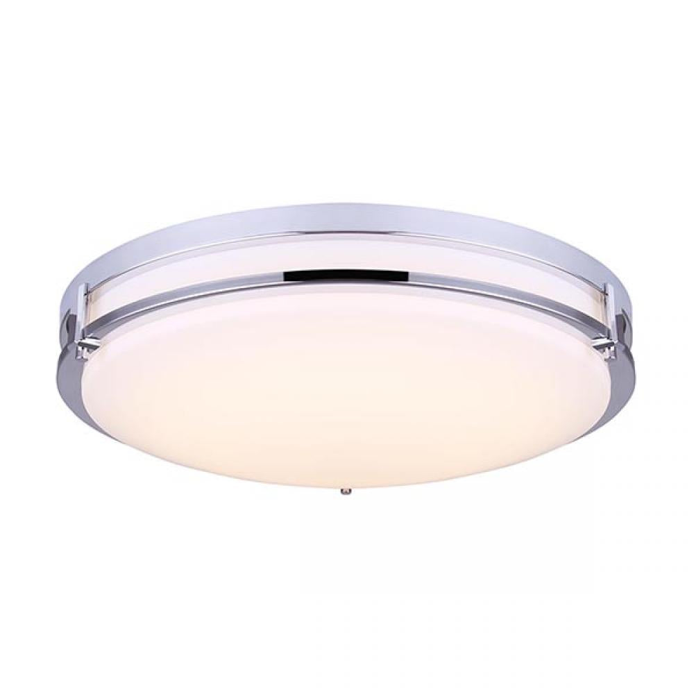Gilda, 19" LED Flush Mount, Acrylic, 32.5W LED (Integrated), Dimmable, 2150 Lumens