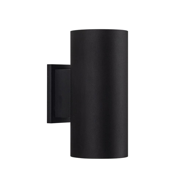 Lorna 12-in Textured Black LED Exterior Wall