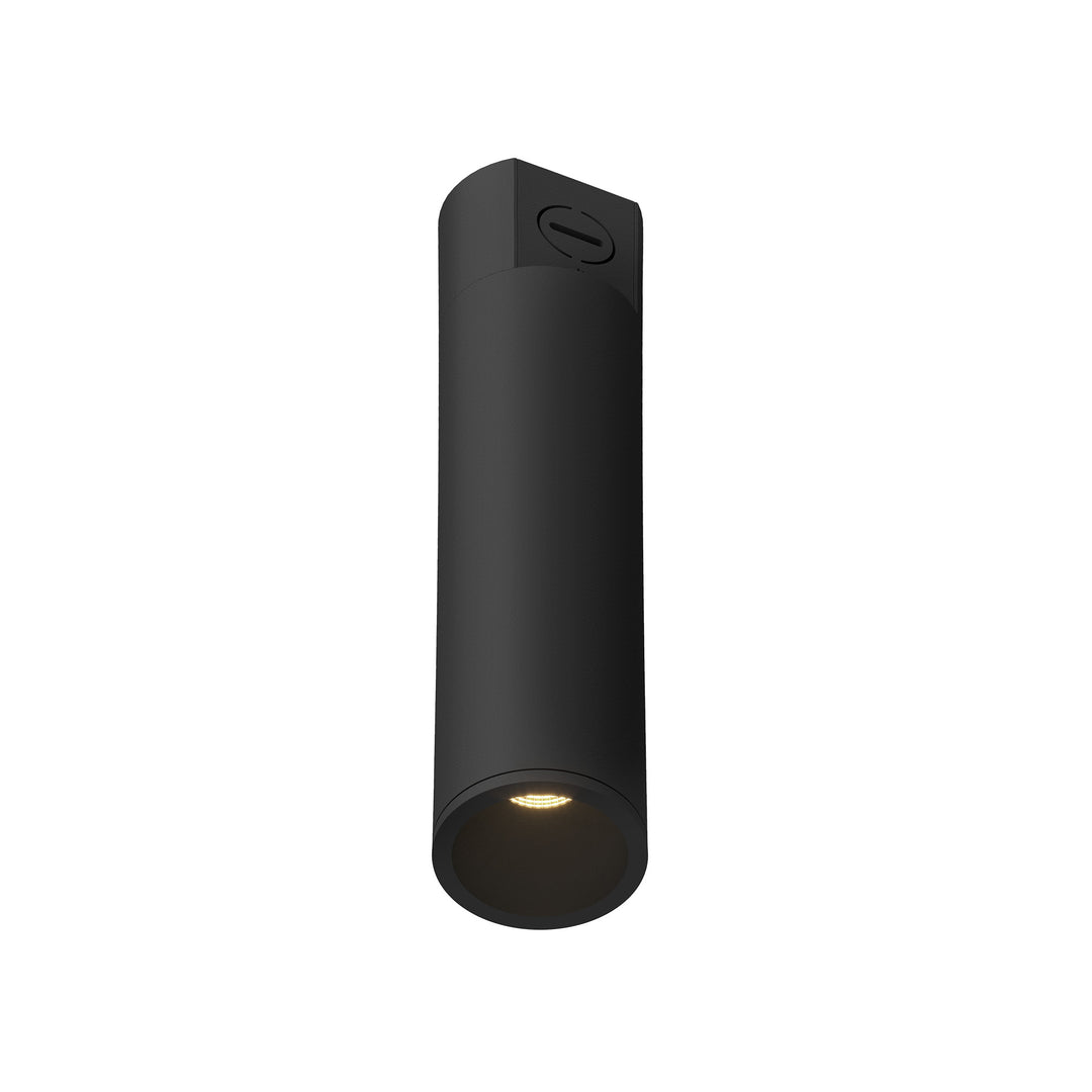 Lorna 10-in (2-in Dia.) 36 Degree Optic Black LED Concrete Ceiling Mount