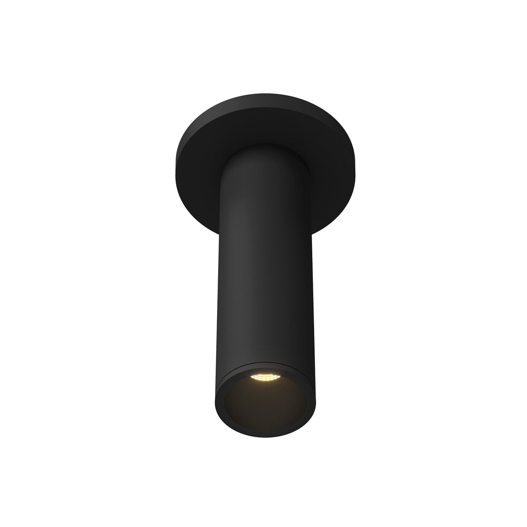 Lorna 8-in (2-in Dia.) 36 Degree Optic Black LED Ceiling Mount