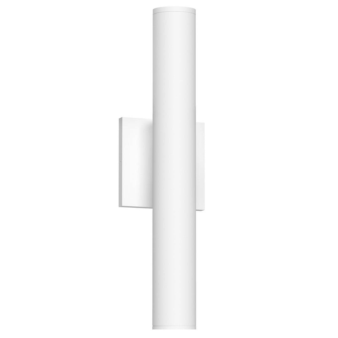 Lorna 16-in (2-in Dia.) 36 Degree Optic White LED Wall Sconce Up/Down Light