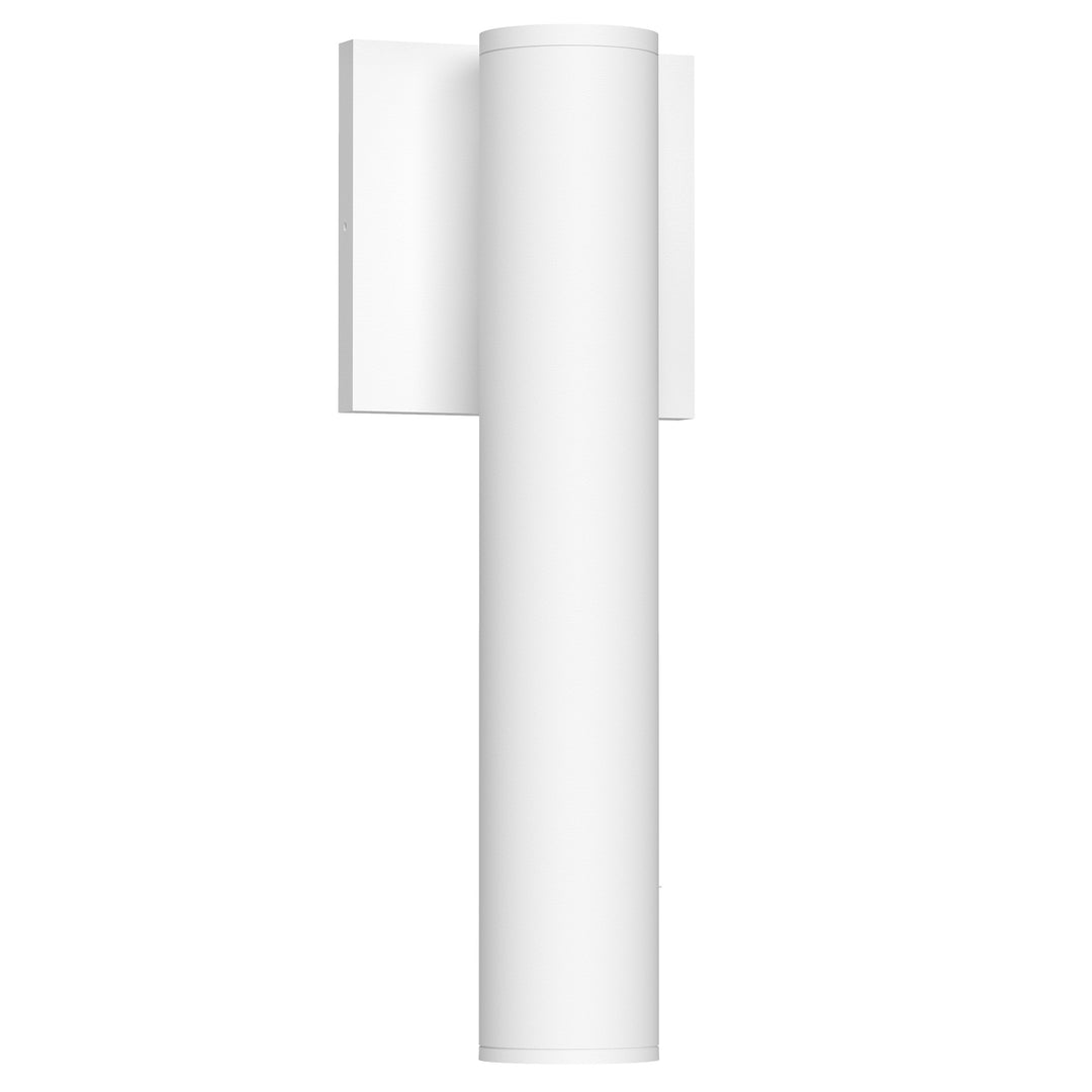 Lorna 12-in (2-in Dia.) 36 Degree Optic White LED Wall Sconce