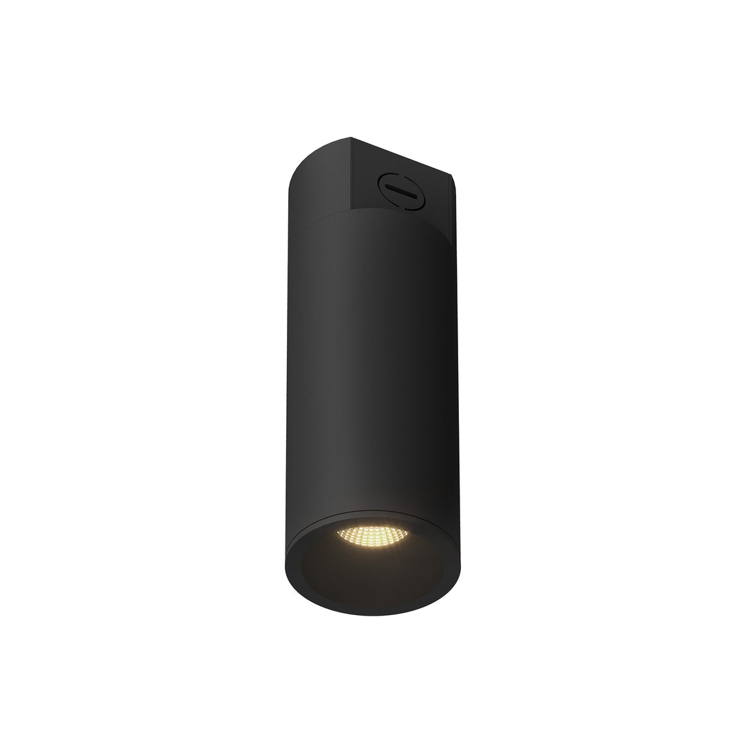 Lorna 10-in (3-in Dia.) 36 Degree Optic Black LED Concrete Ceiling Mount