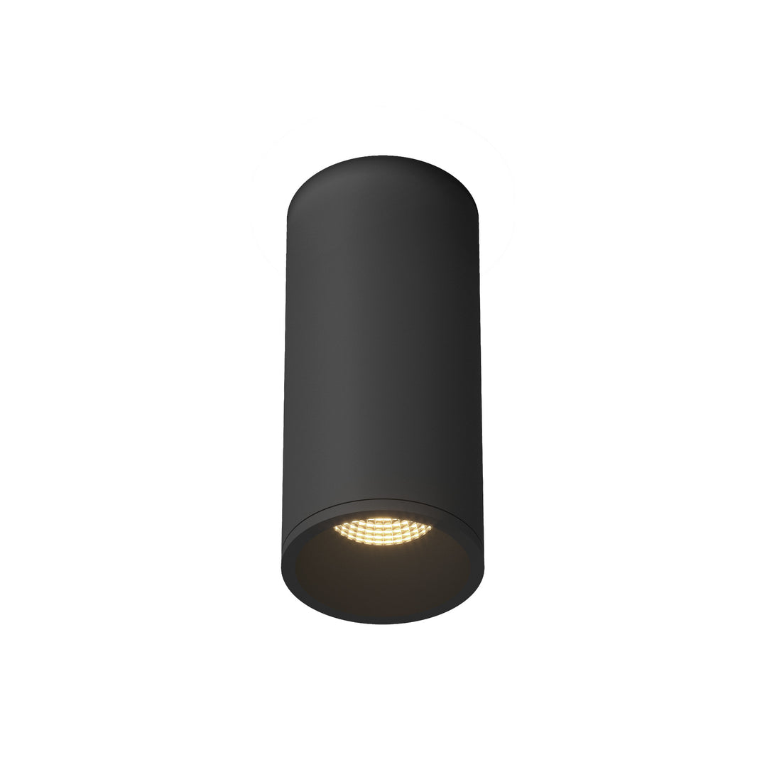 Lorna 7-in (3-in Dia.) 36 Degree Optic Black LED Flush Mount