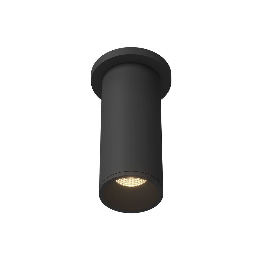 Lorna 8-in (3-in Dia.) 36 Degree Optic Black LED Ceiling Mount