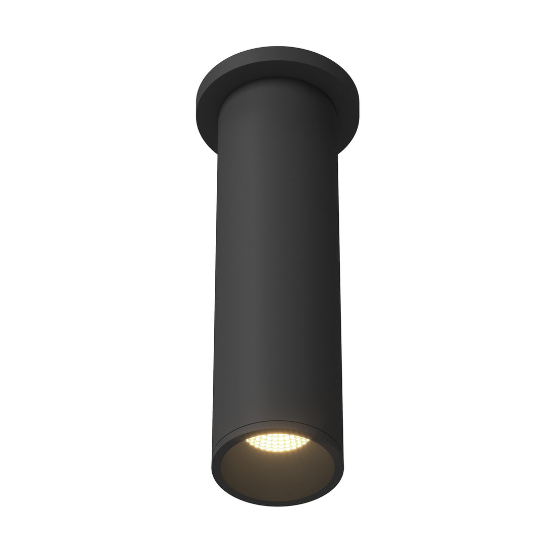 Lorna 12-in (3-in Dia.) 36 Degree Optic Black LED Ceiling Mount