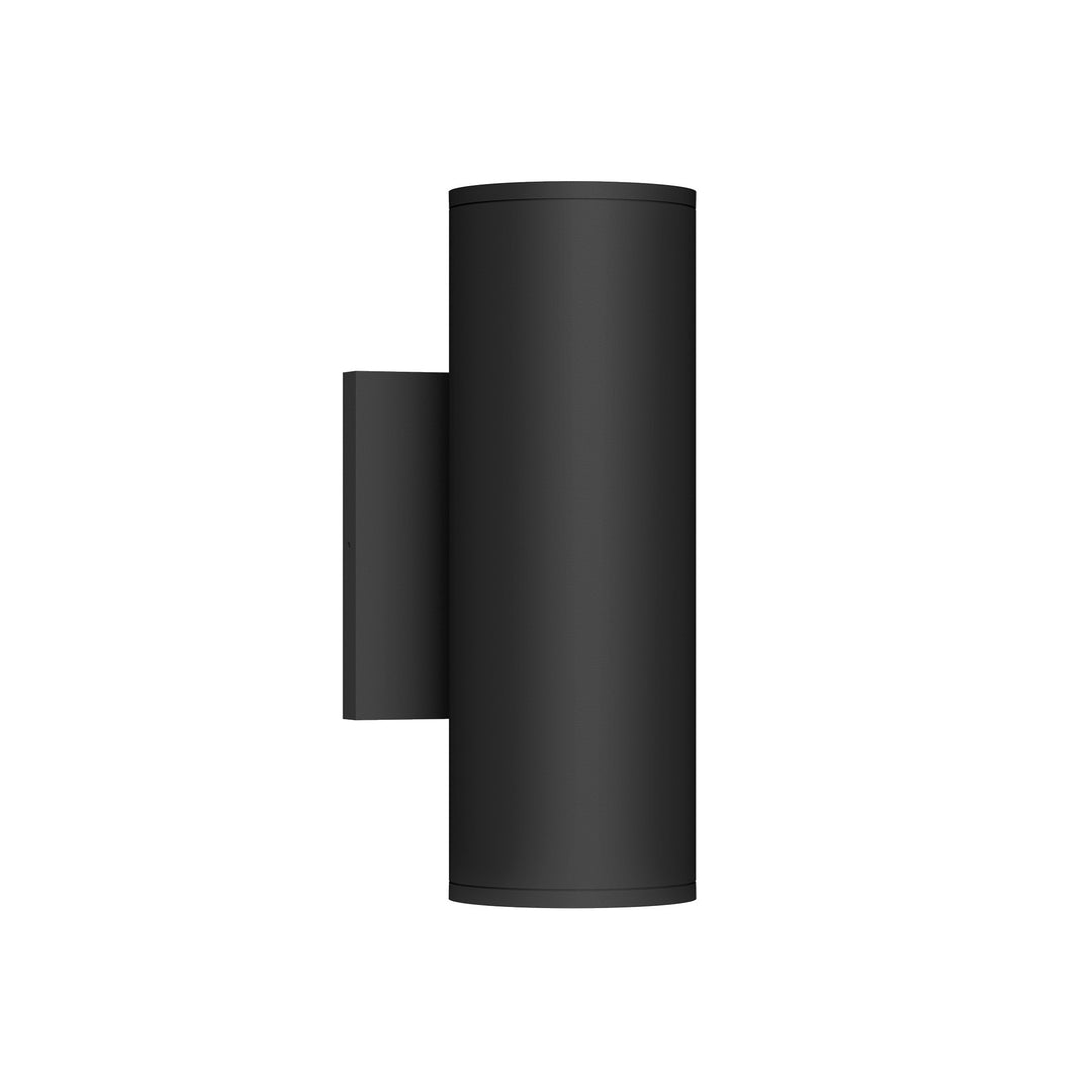 Lorna 9-in (3-in Dia.) 36 Degree Optic Black LED Wall Sconce Up/Down Light