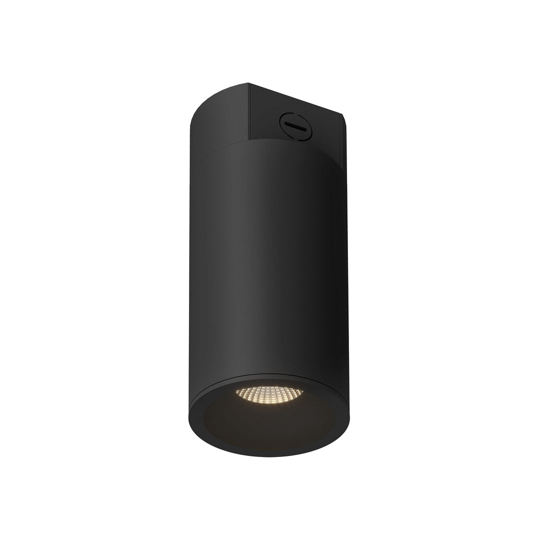 Lorna 10-in (4-in Dia.) 36 Degree Optic Black LED Concrete Ceiling Mount