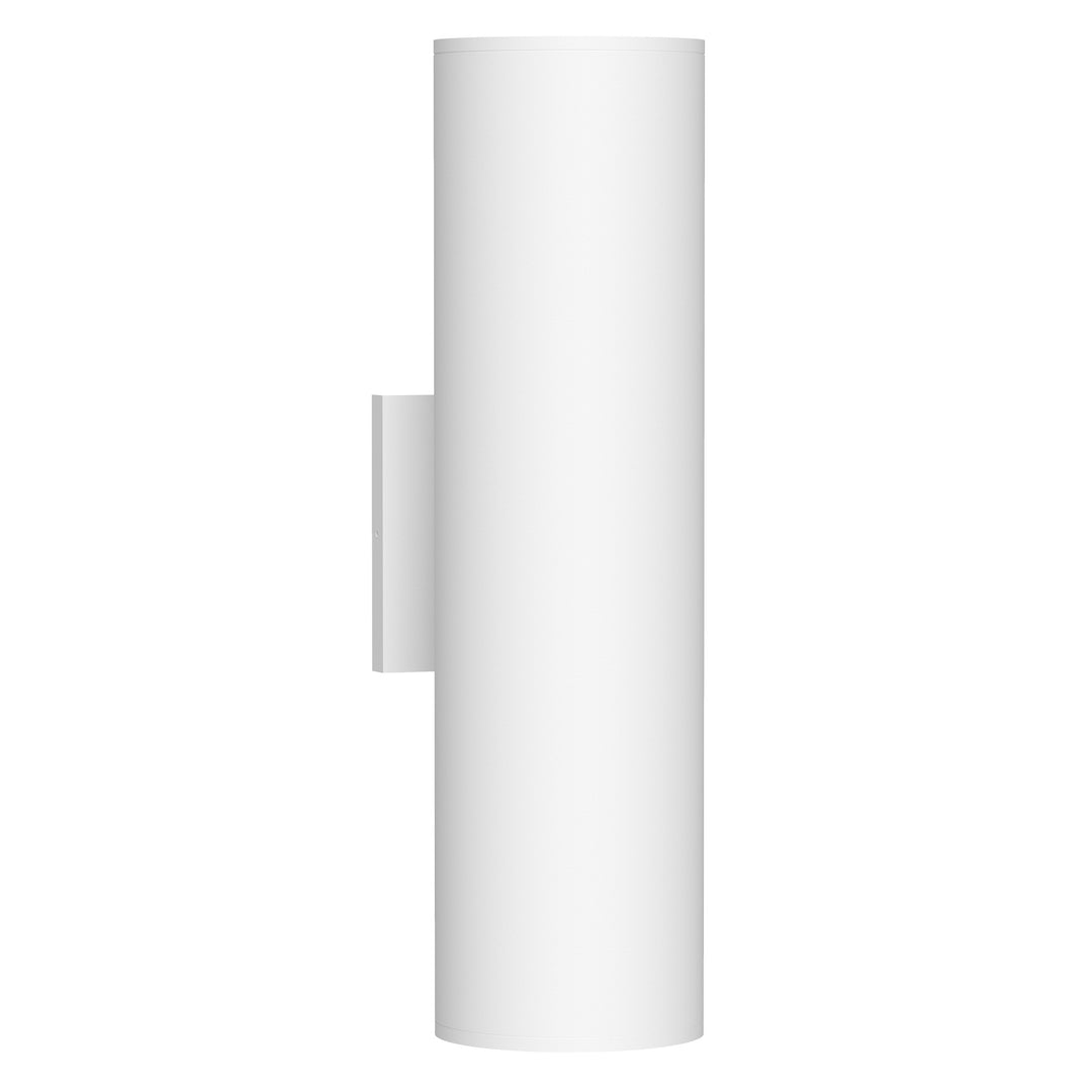 Lorna 16-in (4-in Dia.) 36 Degree Optic White LED Wall Sconce Up/Down Light