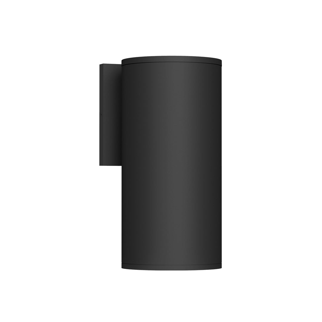 Lorna 9-in (4-in Dia.) 36 Degree Optic Black LED Wall Sconce