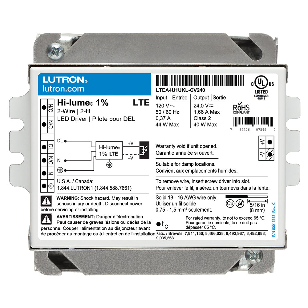 UL 1  PERCENT 40W KLCAN 24.0 V LTE