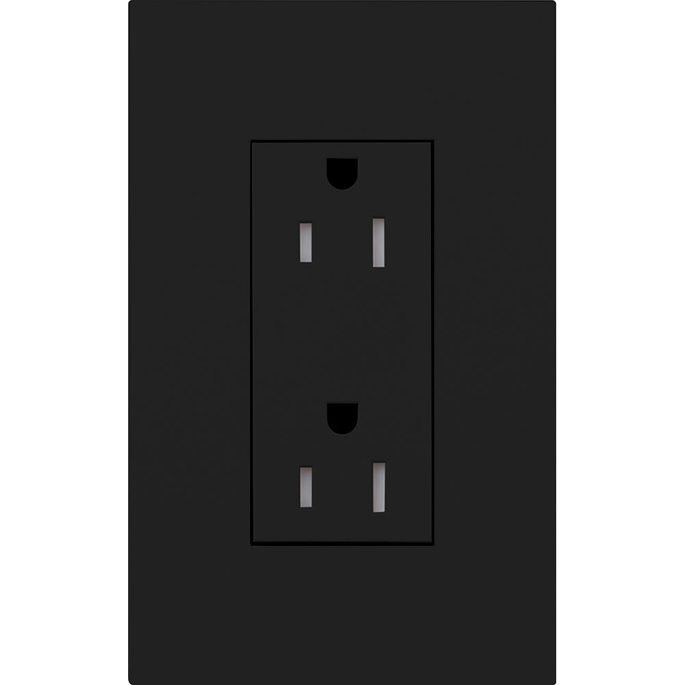 DUPLEX 15A TR RECEPTACLE BL NO FP