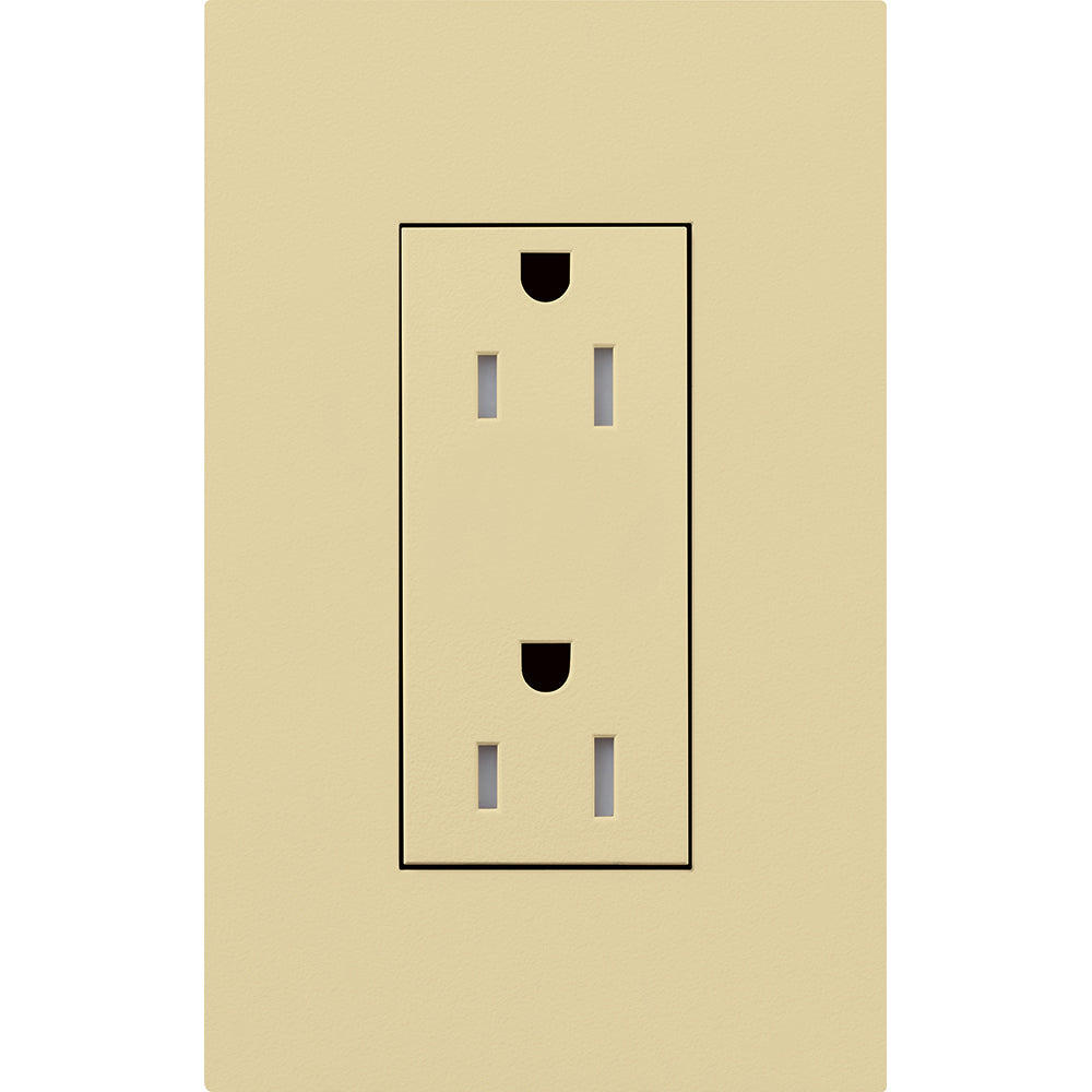 DUPLEX 15A TR RECEPTACLE IV NO FP