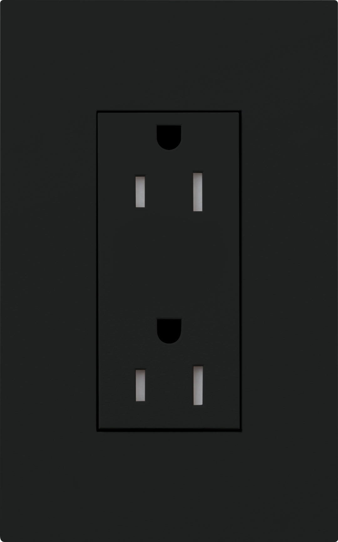 DUPLEX 15A TR RECEPTACLE BL FP