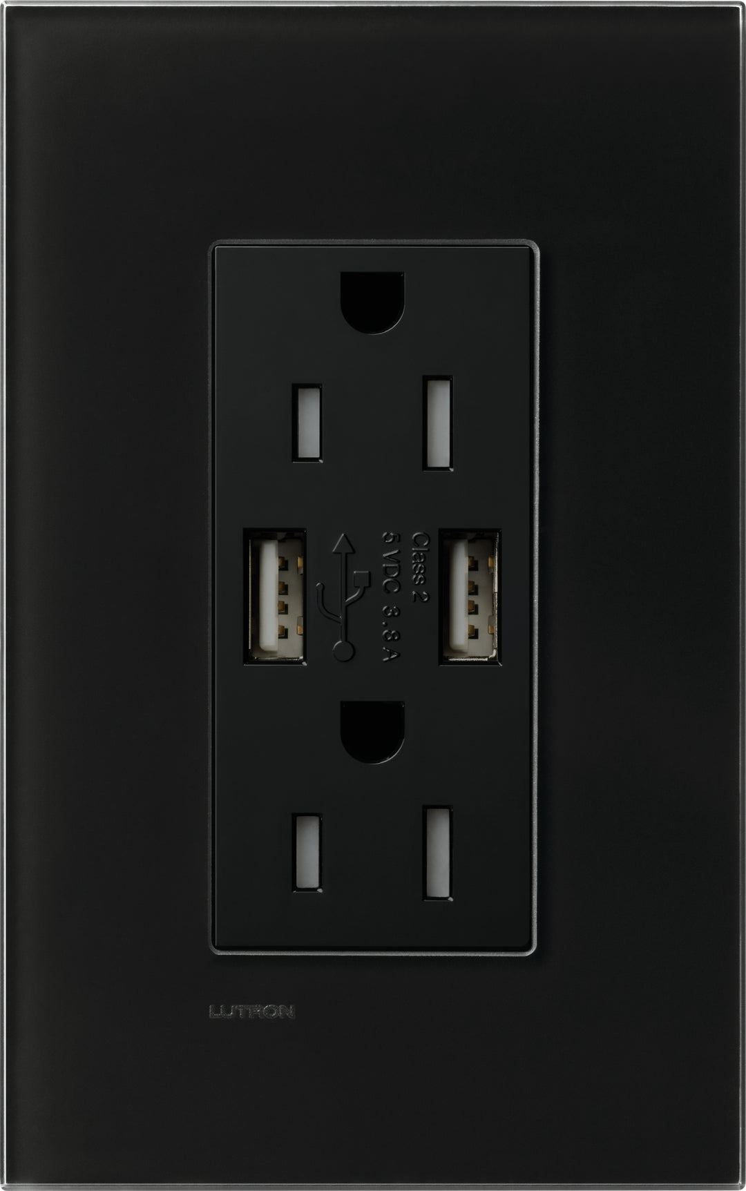 DUPLEX 15A TR DUAL USB RECEPTACLE CBL FP