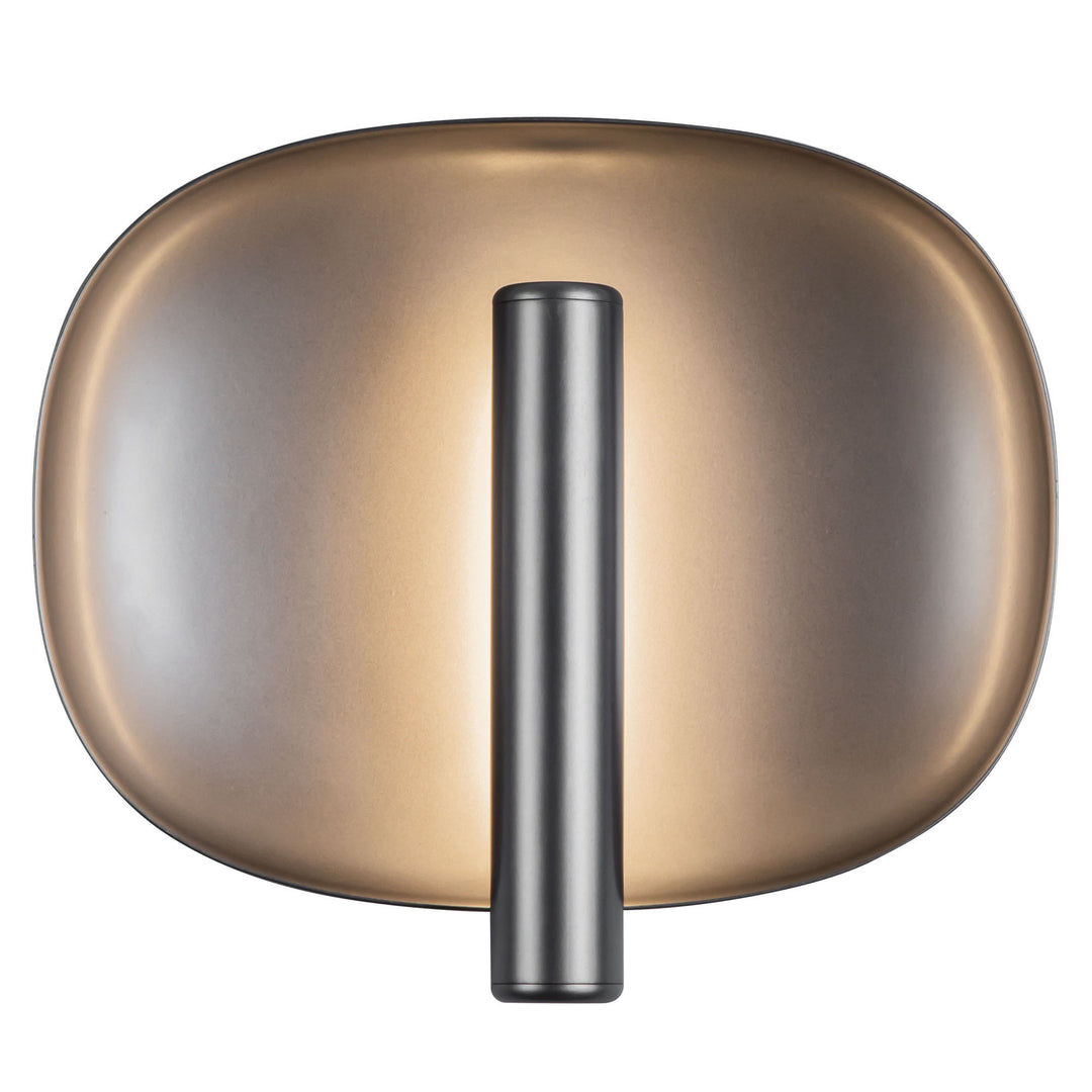 Lustre 9-in Silver dimmable LED Wall Sconce