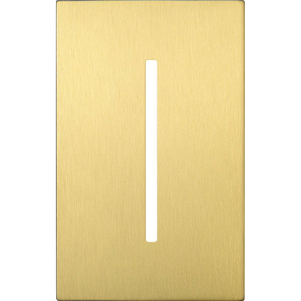 NEW ARCH WP - GRAFIKT 1GANG SATIN BRASS