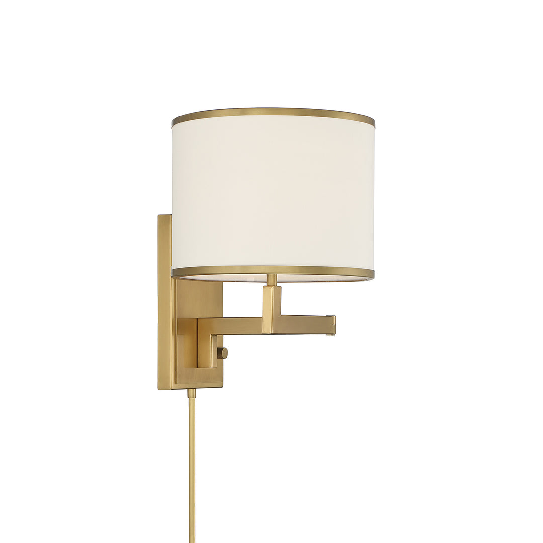 Madison 1 Light Aged Brass Task Sconce