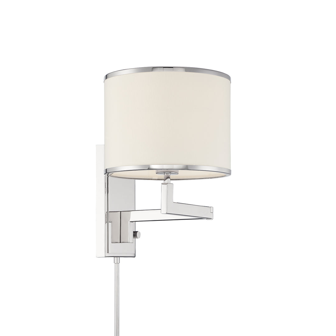 Madison 1 Light Polished Nickel Task Sconce