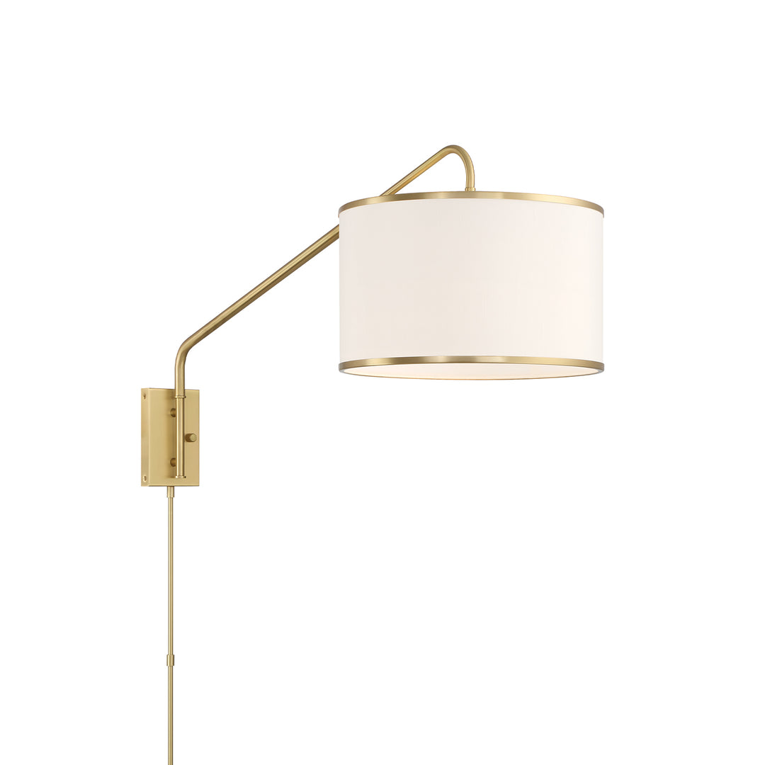 Mallory 1 Light Soft Brass Task Sconce