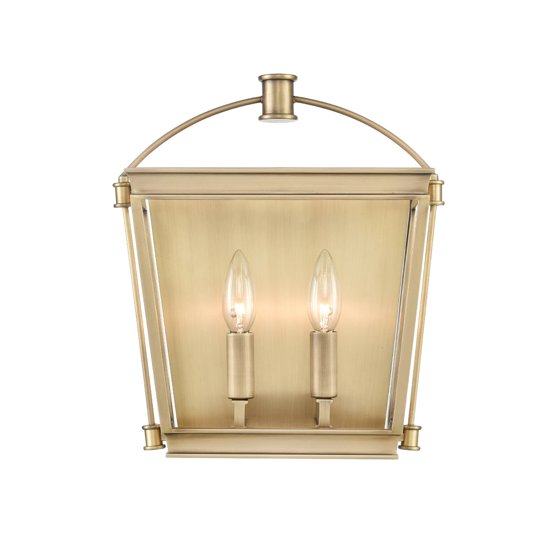 Manor Vintage Brass 2 Lights Wall/Vanity