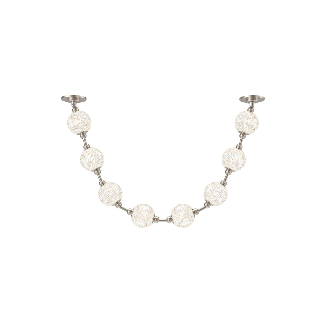 Marni 5-ft Polished Nickel LED Pendant