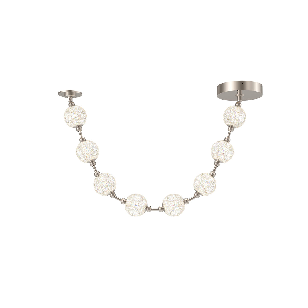 Marni 5-ft Polished Nickel LED Pendant