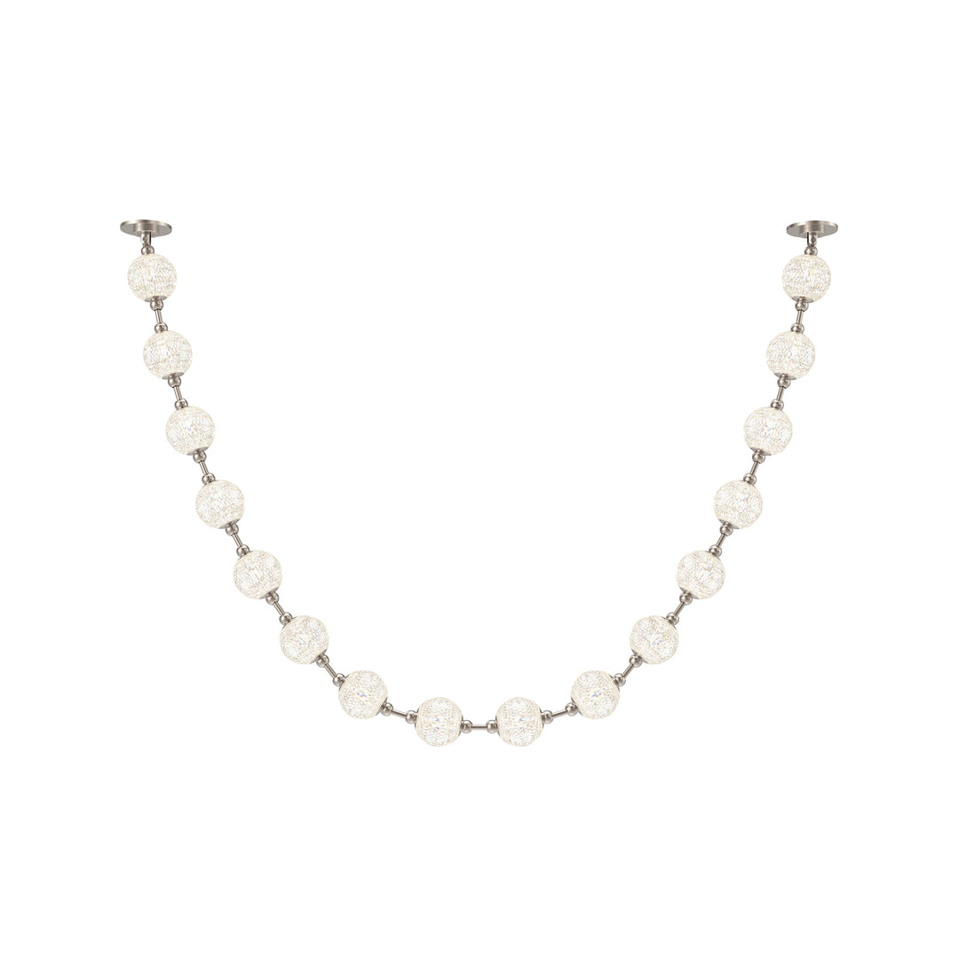 Marni 9.5-ft Polished Nickel LED Pendant