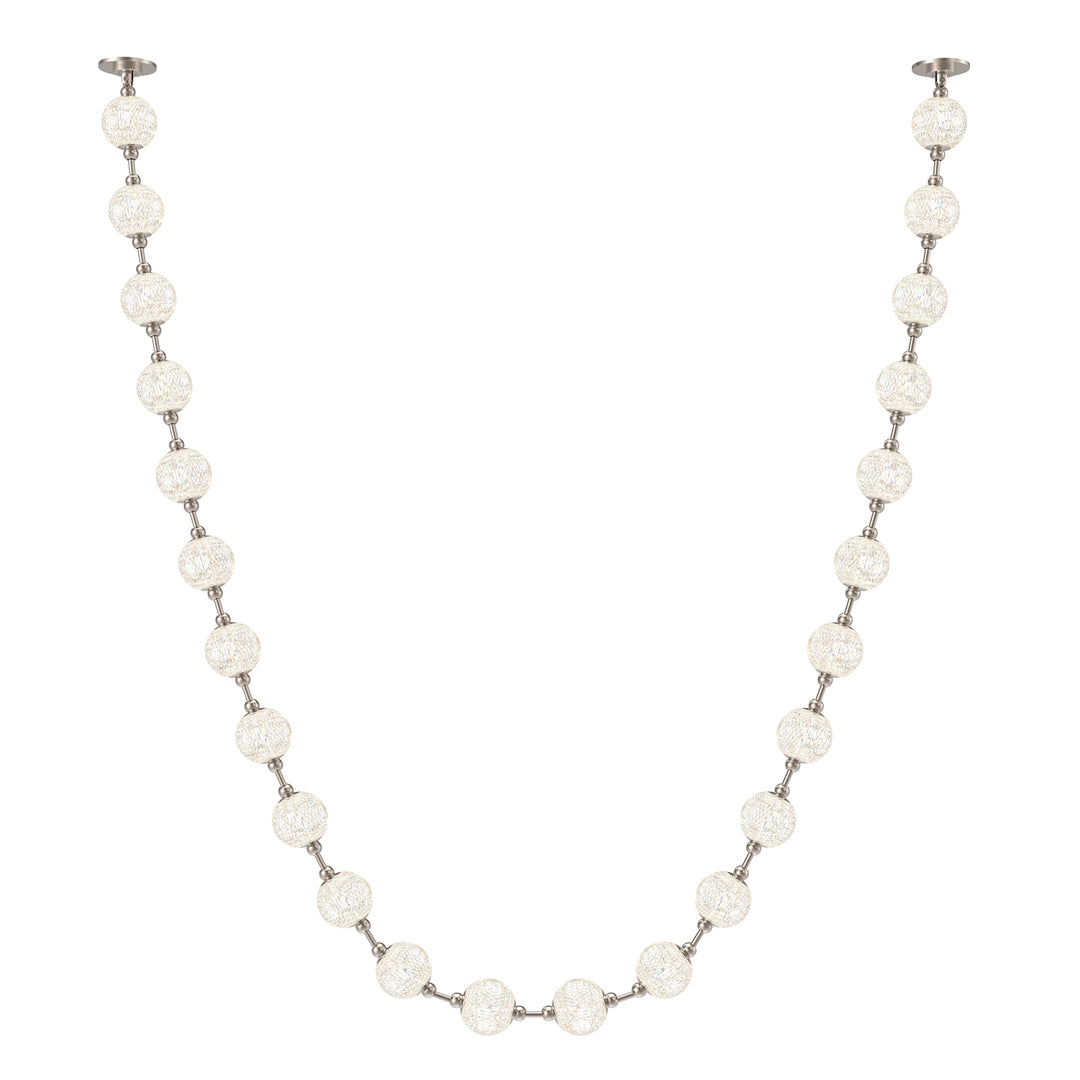 Marni 14-ft Polished Nickel LED Pendant