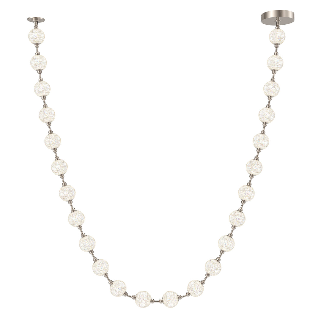 Marni 14-ft Polished Nickel LED Pendant