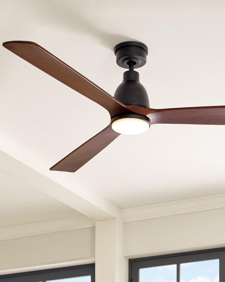 Bryden Smart 60" Dimmable Indoor/Outdoor Integrated LED Midnight Black Ceiling Fan