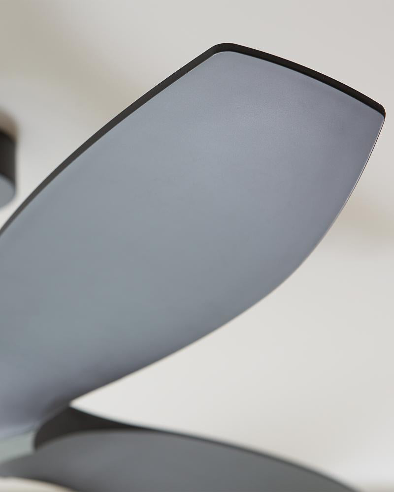 Collins 60" Smart Indoor/Outdoor Coastal Black Ceiling Fan with Remote Control and Reversible Mo