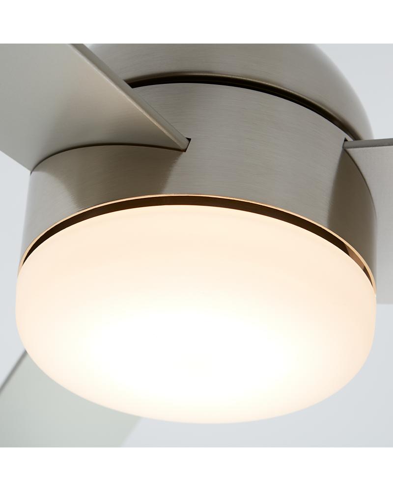 Streaming Smart 60" Dimmable Indoor/Outdoor Integrated LED Brushed Steel Ceiling Fan