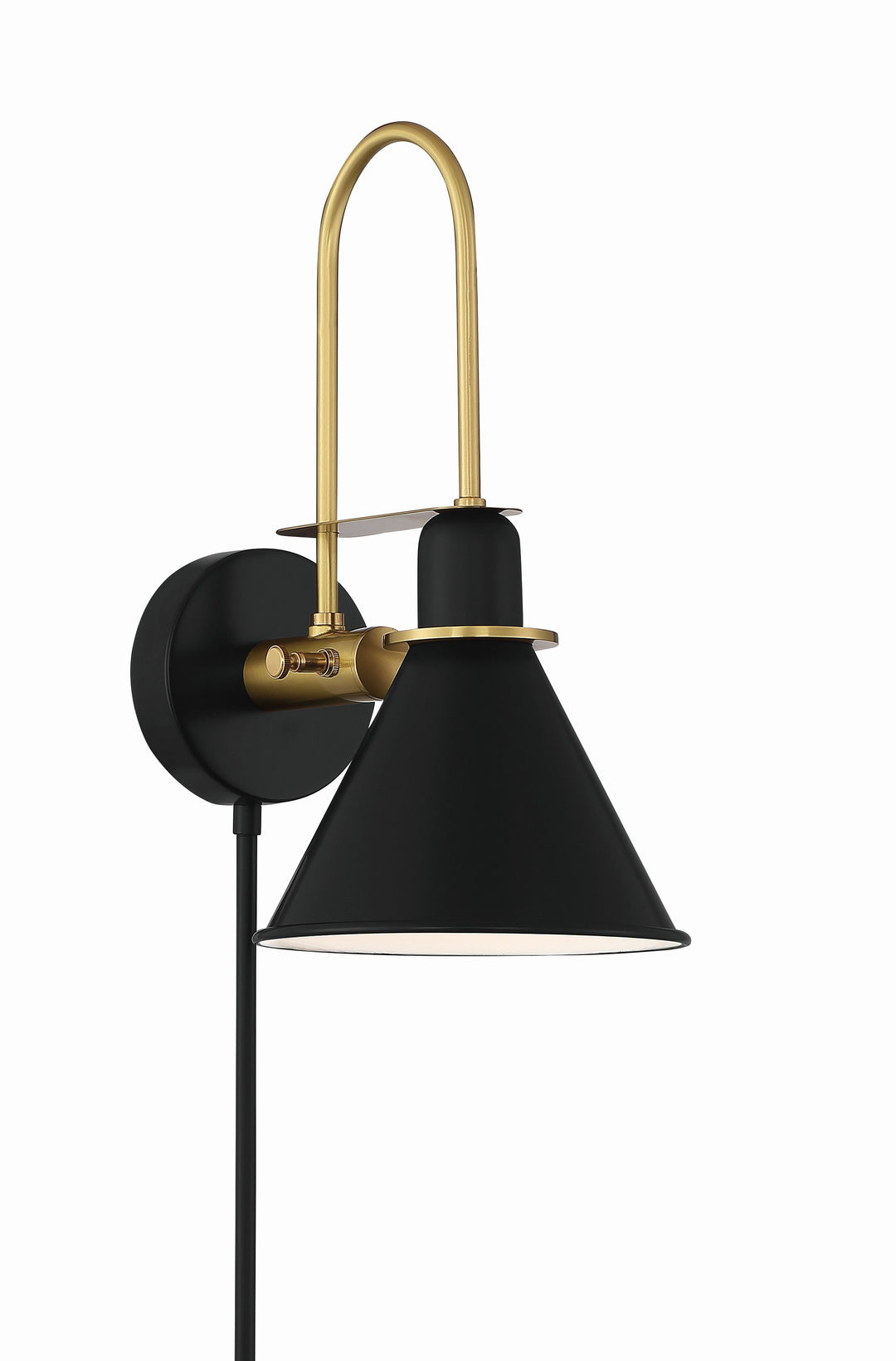 Medford 1 Light Matte Black Task Sconce