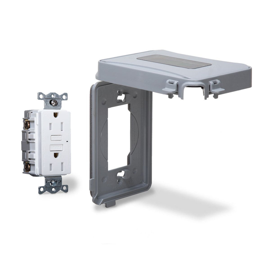 1G WP NM ED EXPAND IN-USE CVR/GFCI COMBO