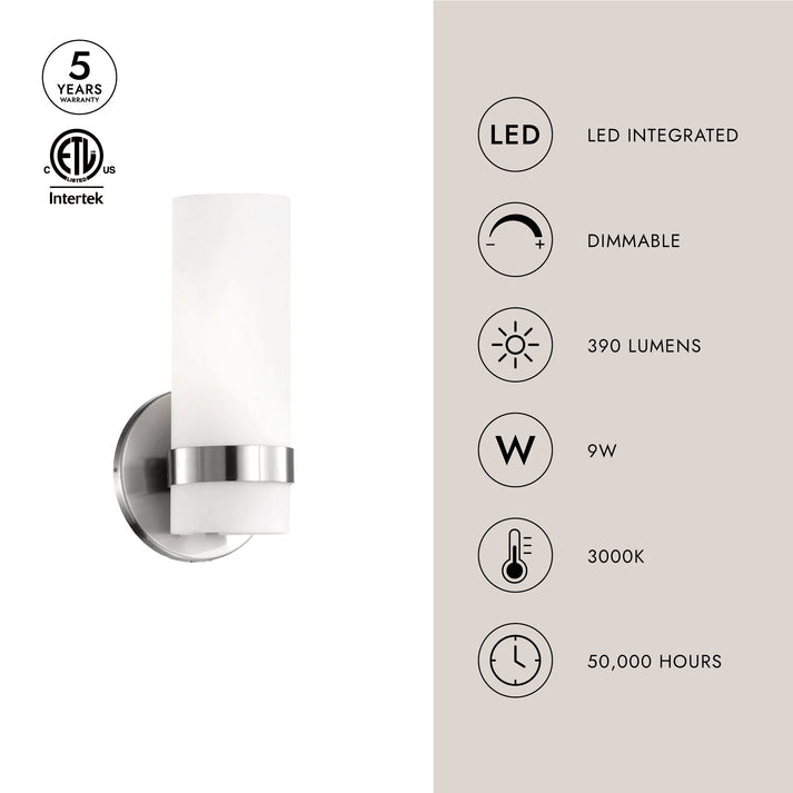 Milano 9-in Wall Sconce